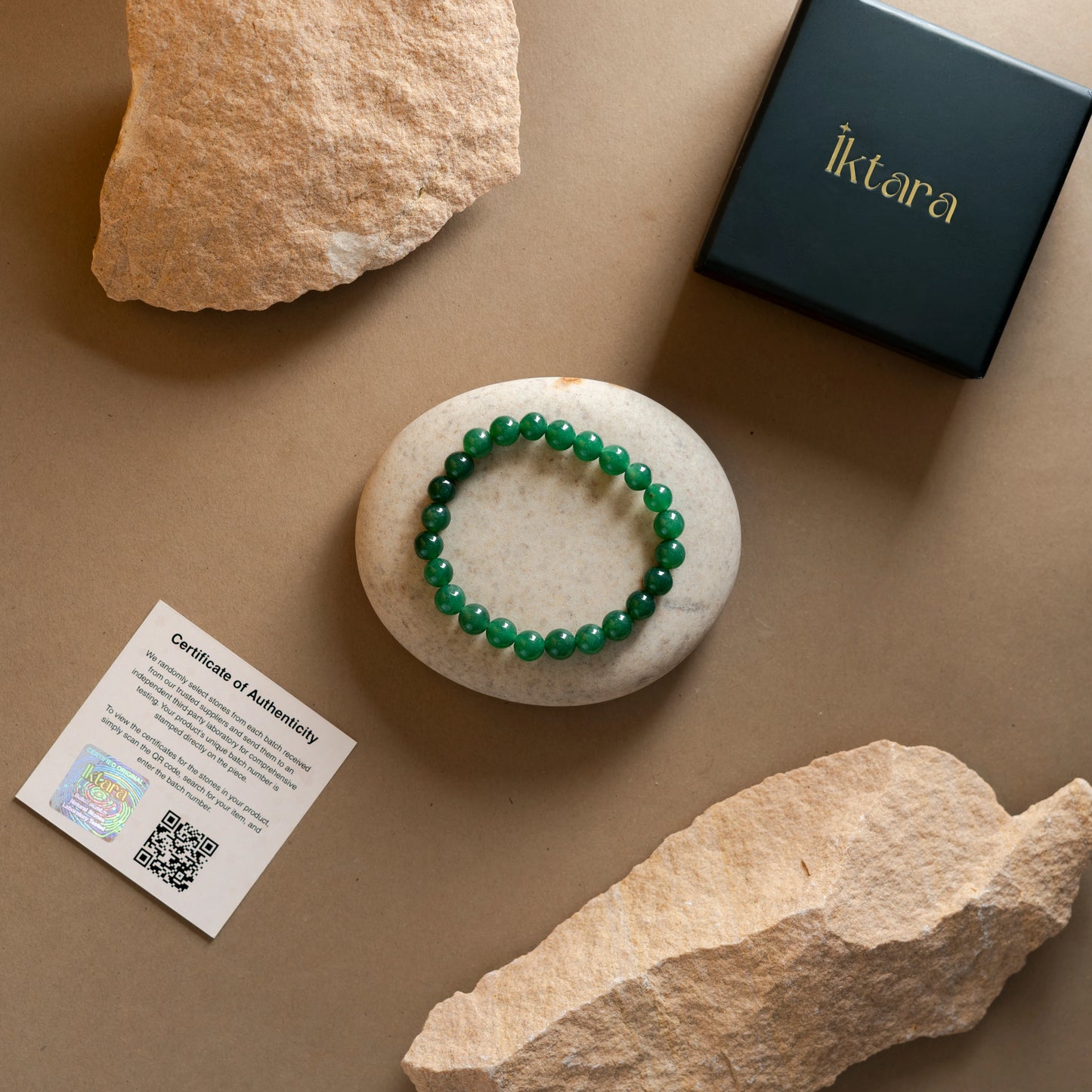 Natural Green Jade Bracelet
