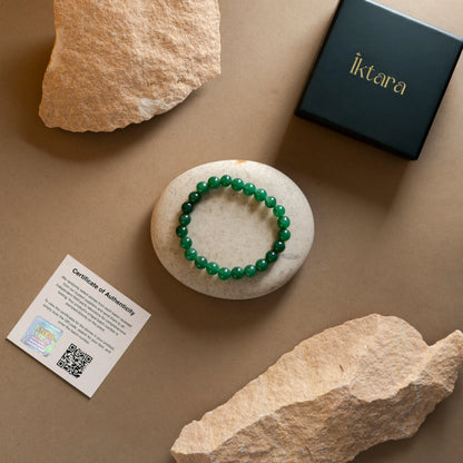 Natural Green Jade Bracelet