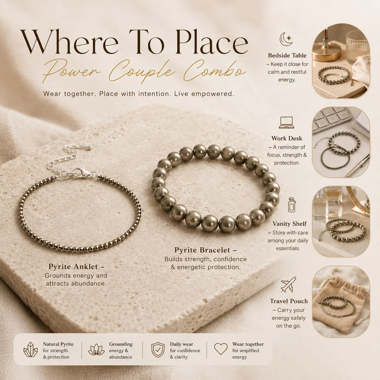 Pyrite Power Couple Combo