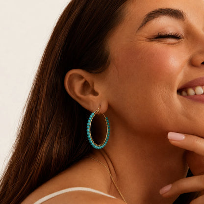 Turquoise Horizon Earrings