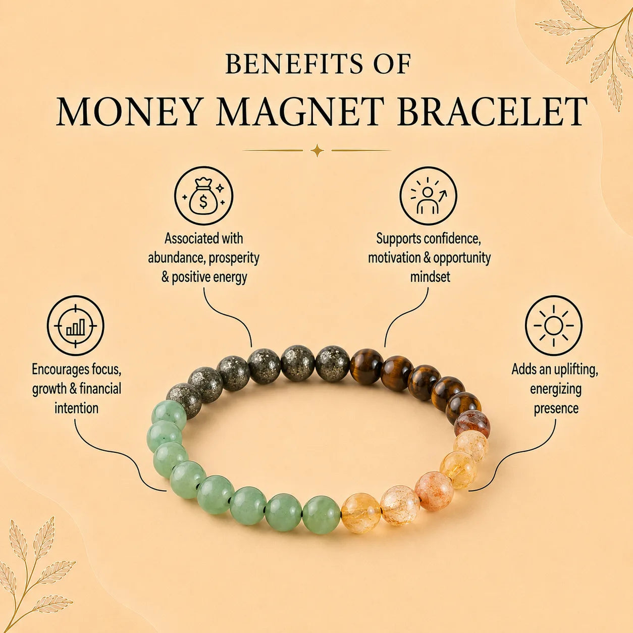 Money Magnet 8MM Bracelet
