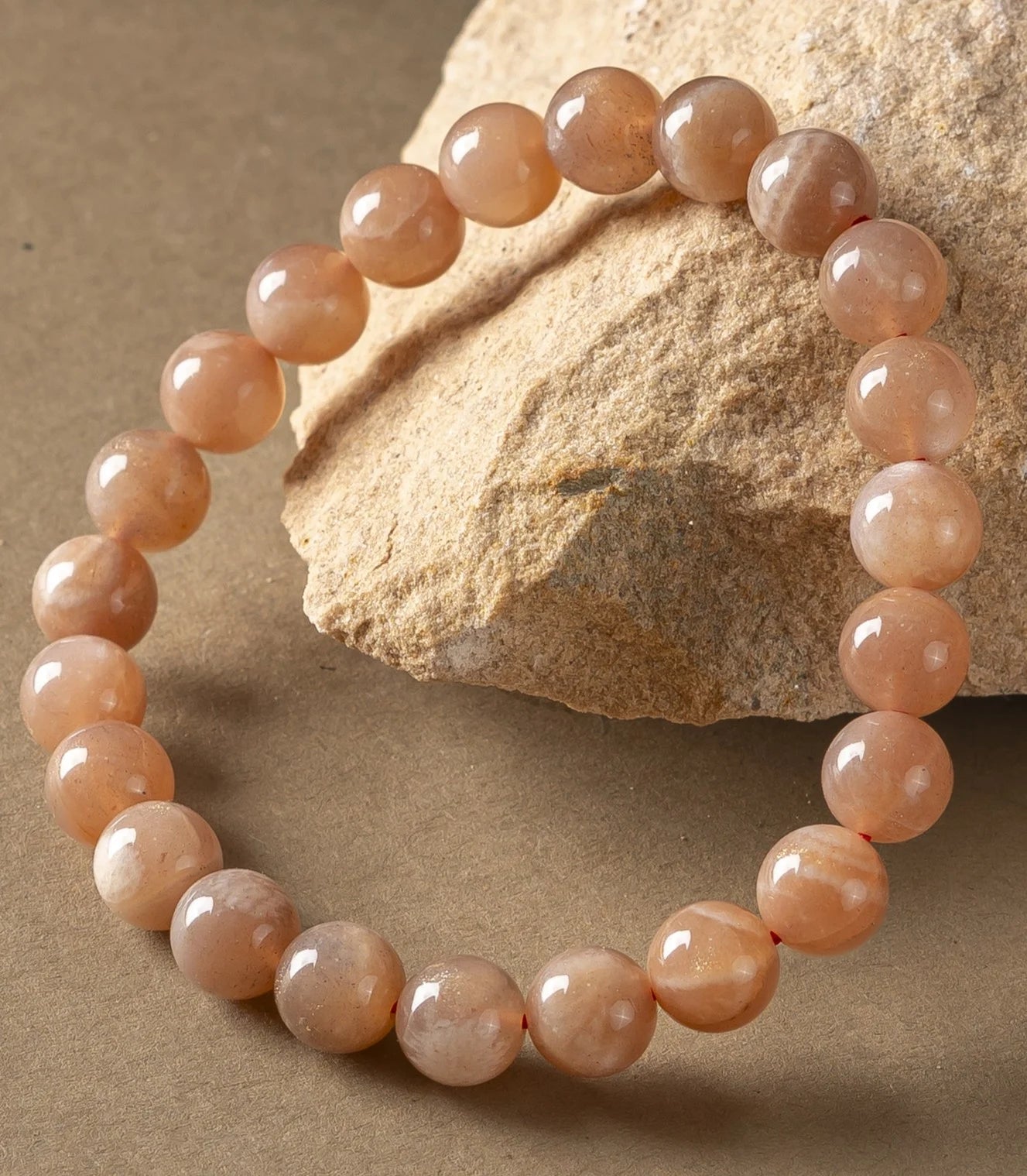 Natural Sunstone AAA Bracelet 8MM With Certificate