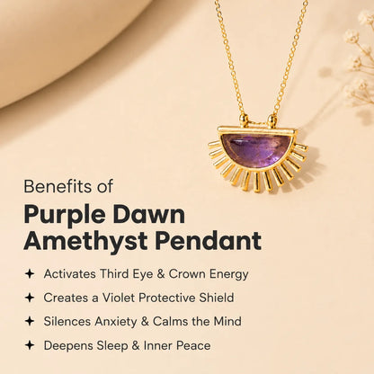 Purple Dawn Amethyst Necklace