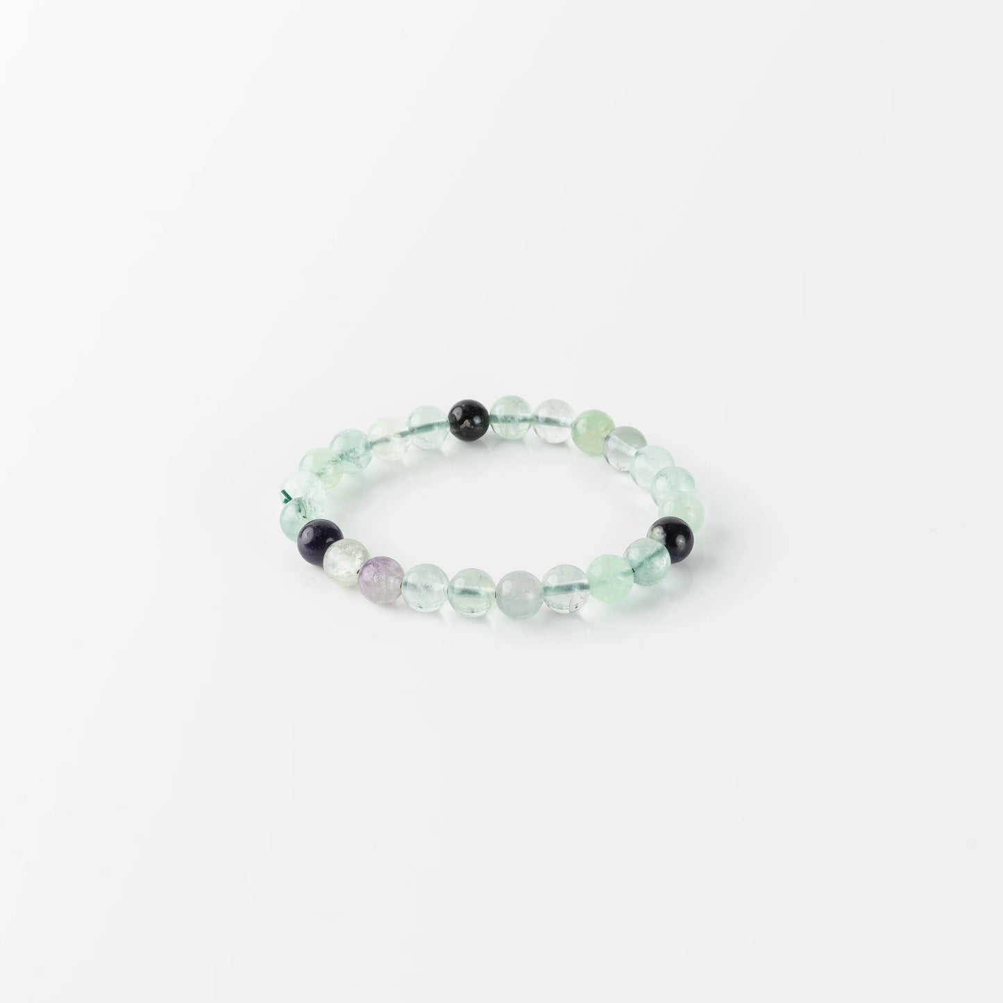 Natural Multi Fluorite Bracelet 8mm With Certificate