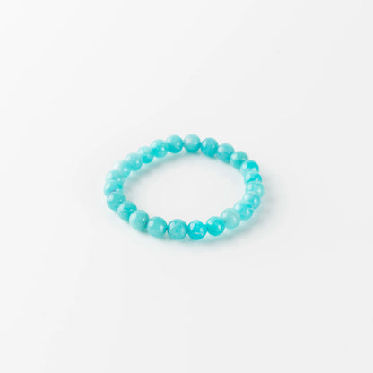Natrual Amazonite AAA Bracelet 8MM With Certificate