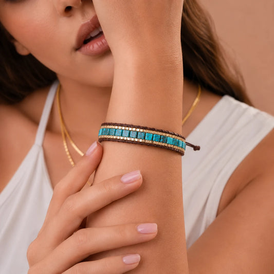 Turquoise Shield Bracelet