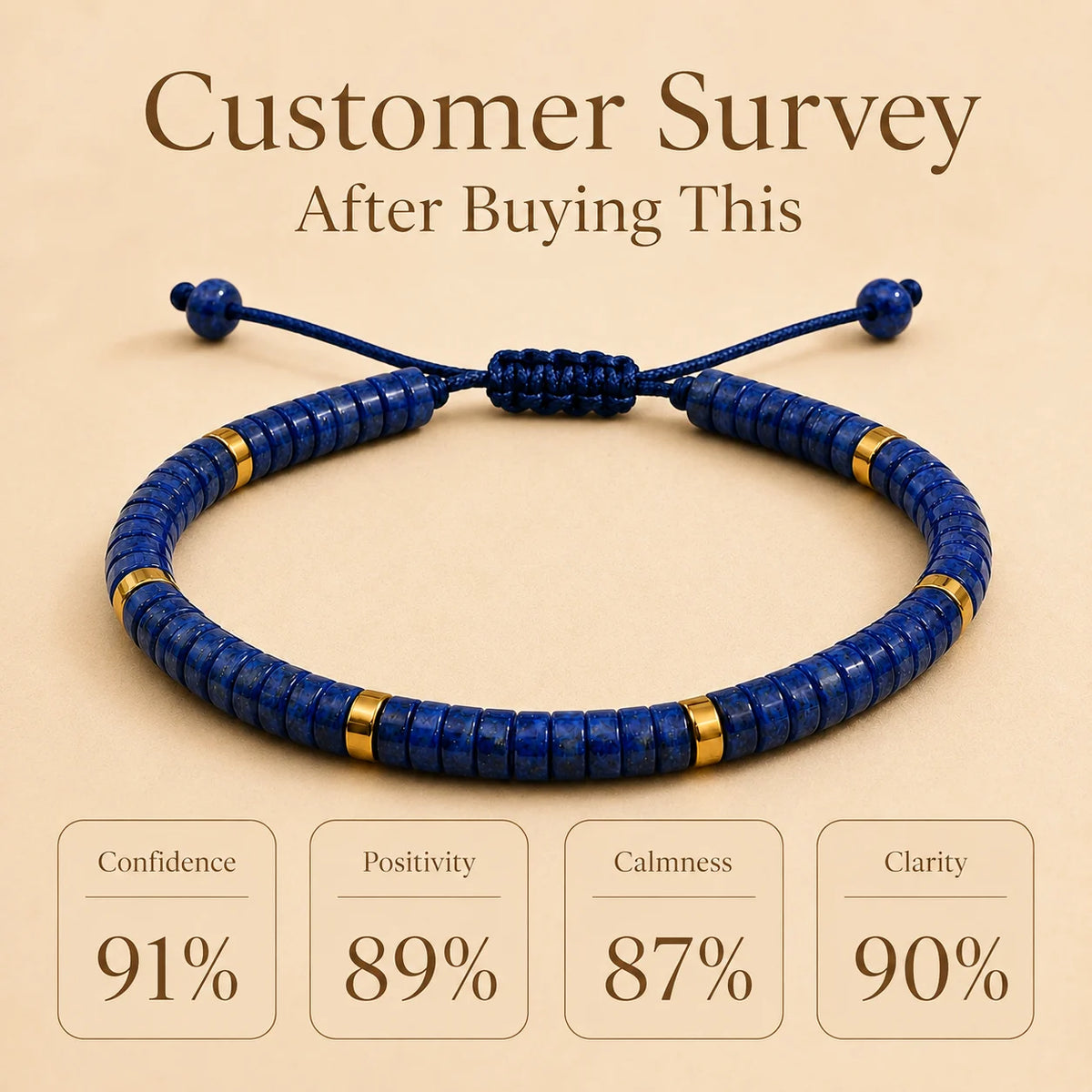 Lapis Lazuli Braided Bracelet