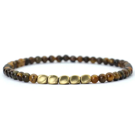 Tiger Eye & Copper Power Bracelet (100% Natural)