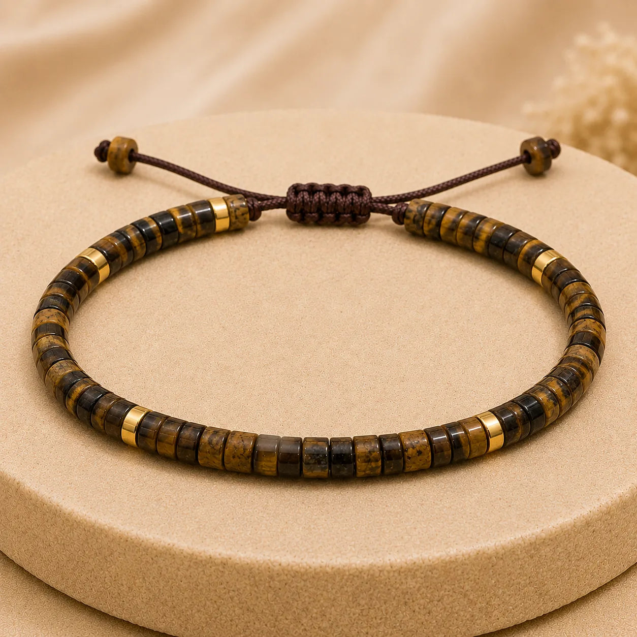 Tiger Eye Braided Bracelet