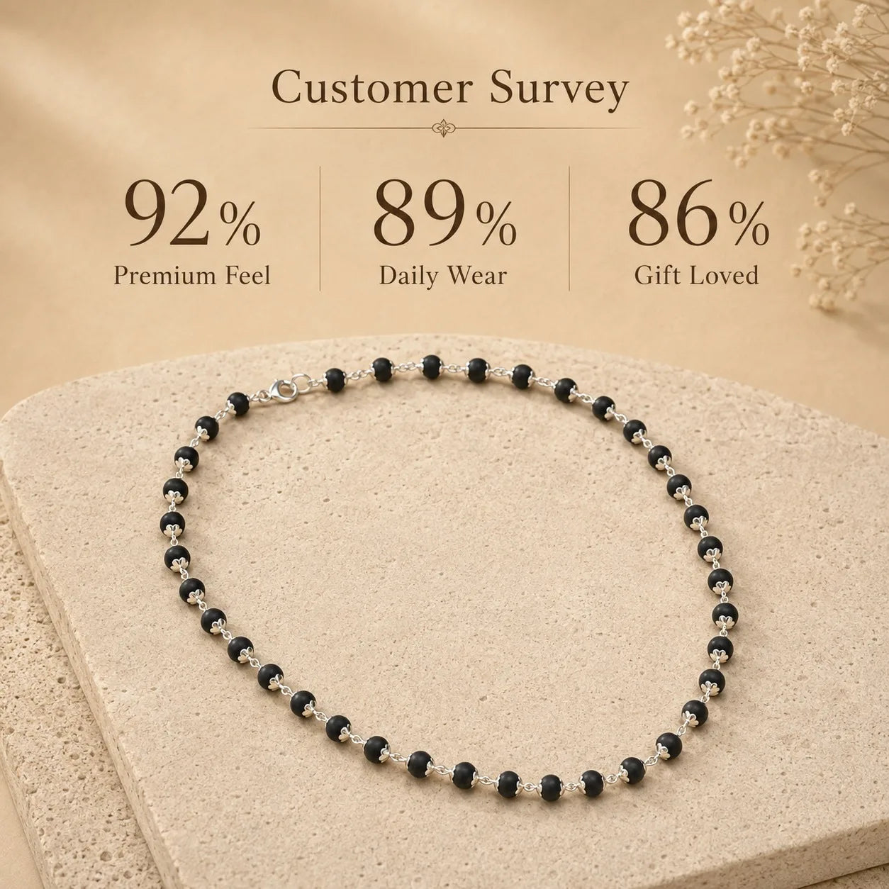 Karungali Mala in Silver – Tradition with a Refined Finish