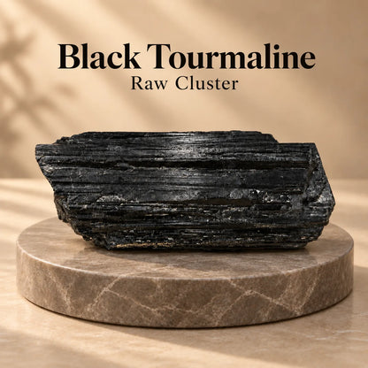 Natural Black Tourmaline Raw Cluster-(1717 Gram)