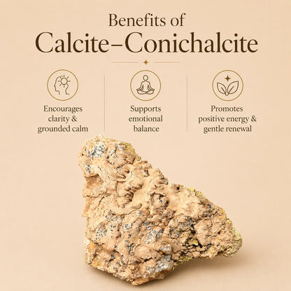 Calcite–Conichalcite Mineral Specimen (151gm)