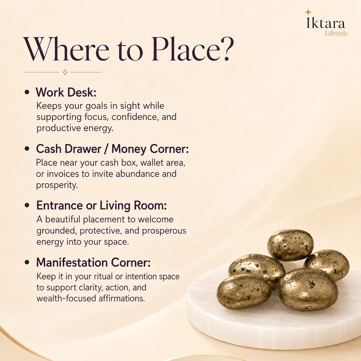 Pyrite Tumble Stone