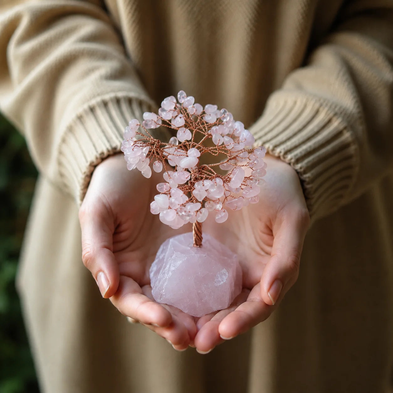 Rose Quartz Harmony Tree