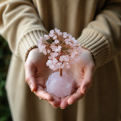 Rose Quartz Harmony Tree