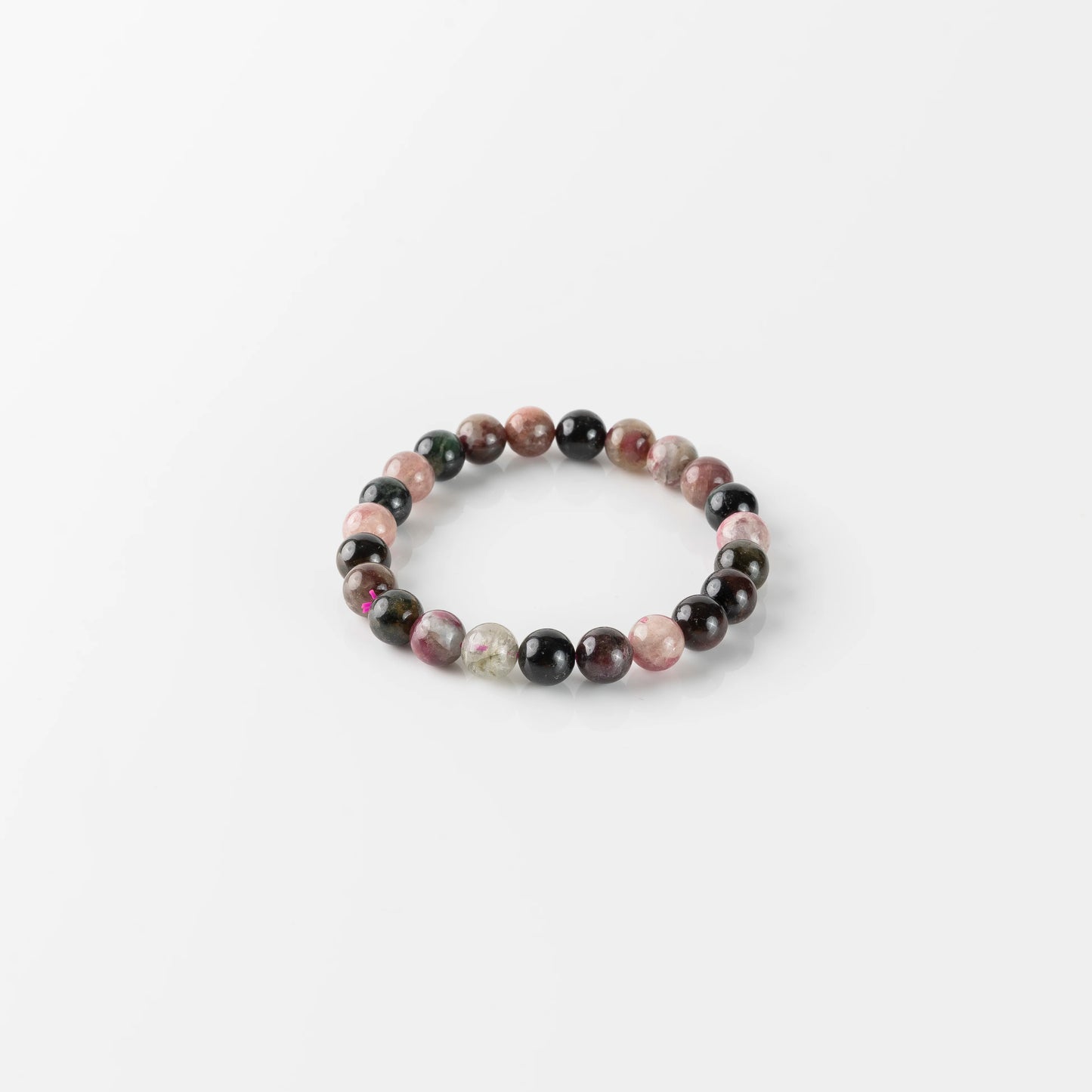 Natural Watermelon Tourmaline AAA Bracelet 8MM With Certificate