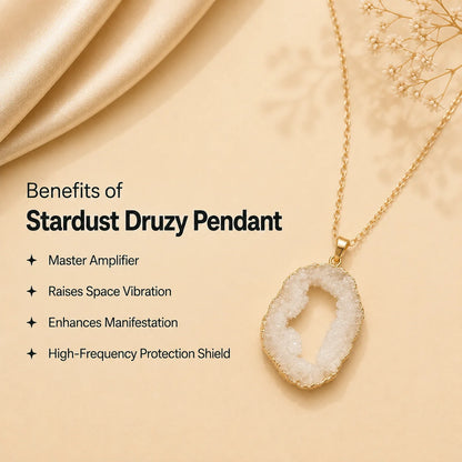 Stardust Druzy Pendant