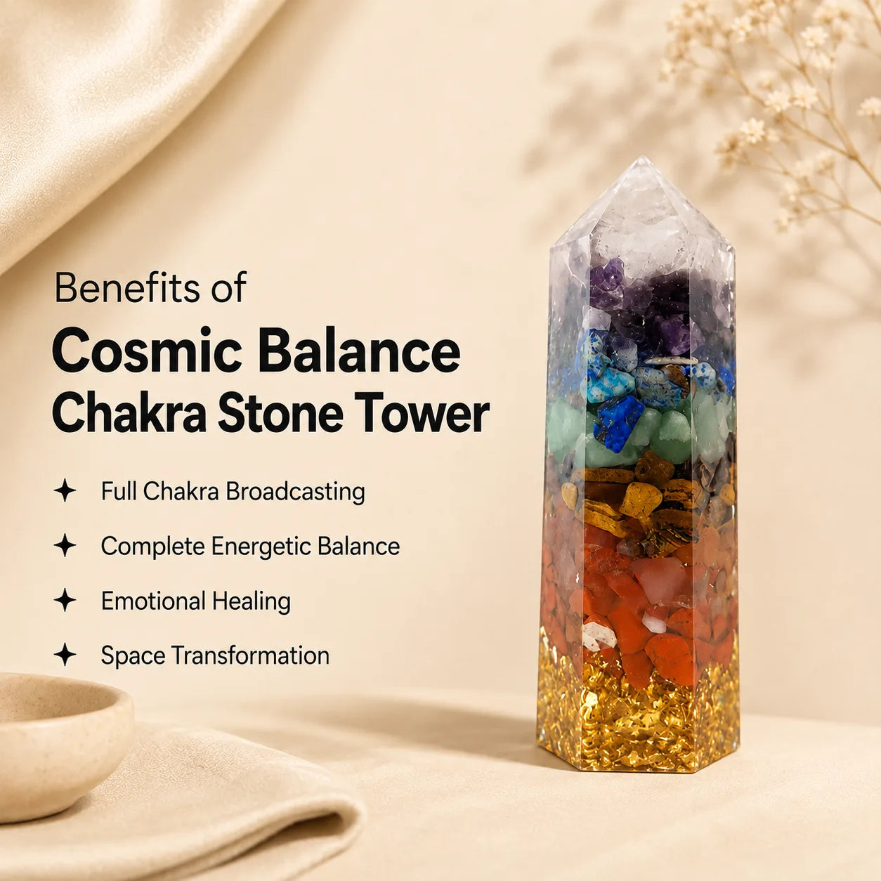 7 Chakra Stone Tower