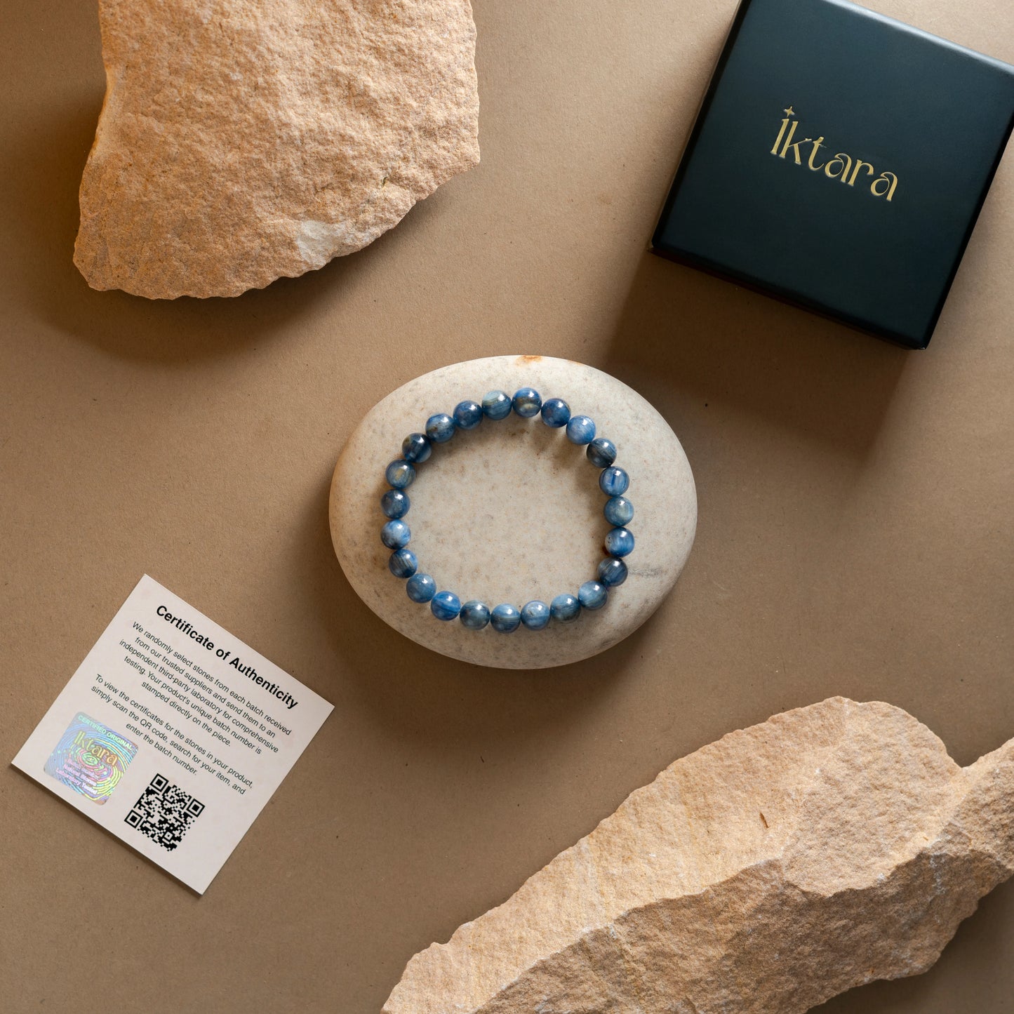 Natural Kyanite AAA Bracelet 8MM With Certificate