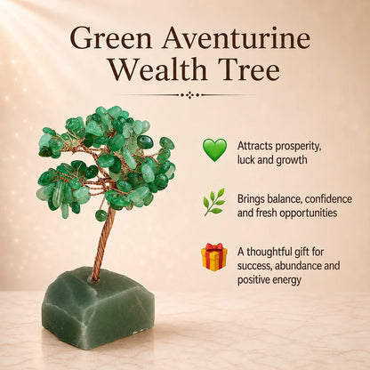 Green Aventurine Wealth Tree