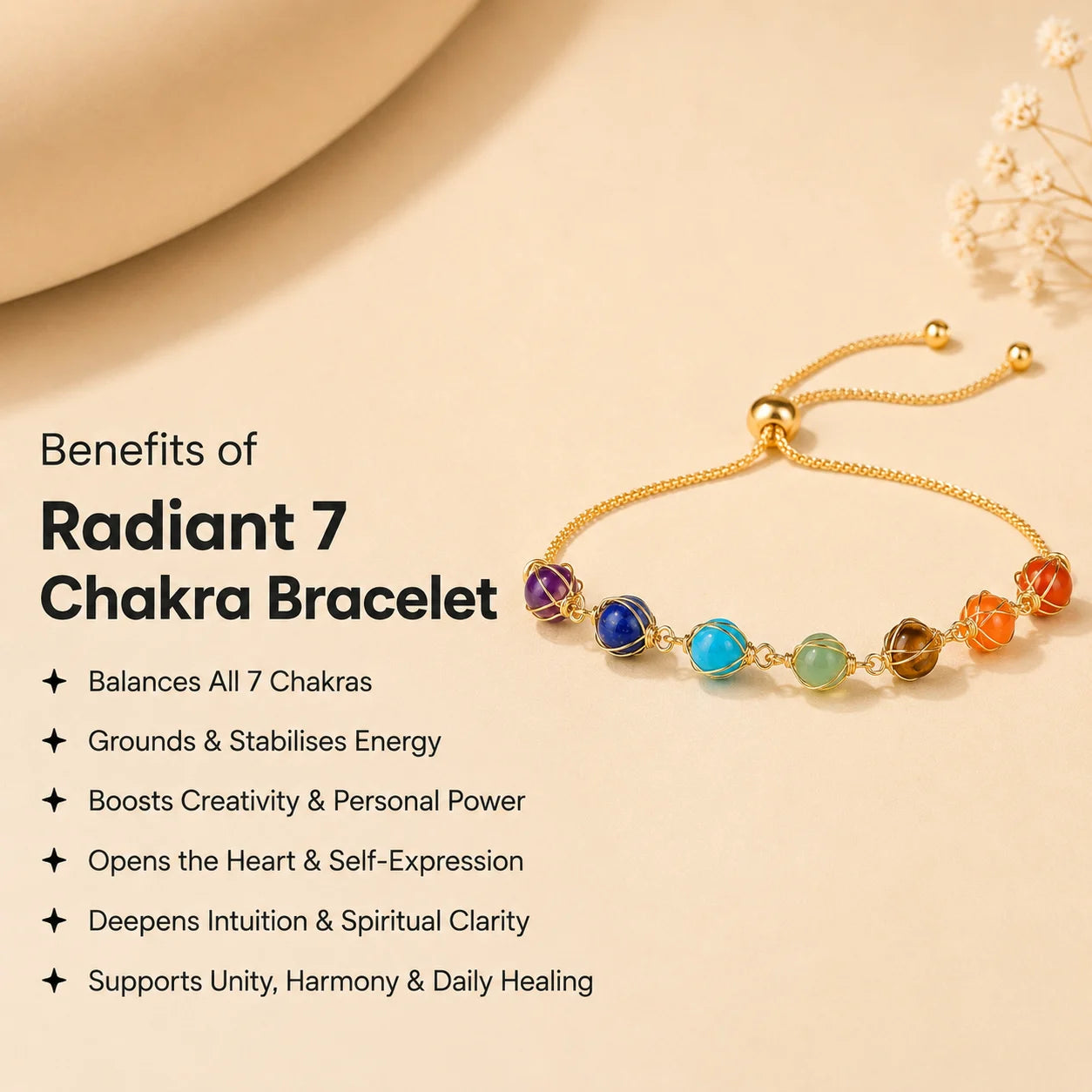 Radiant 7 Chakra Bracelet