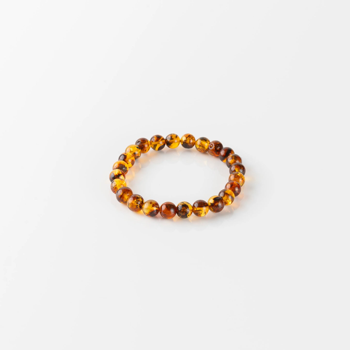 Natural Amber AAA Bracelet 8MM With Certificate