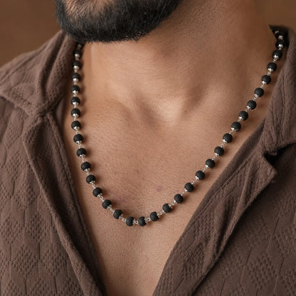 Karungali Mala in Silver – Tradition with a Refined Finish
