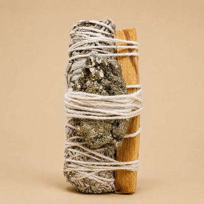 Pyrite with Cleanse and Recharge Ritual Kit