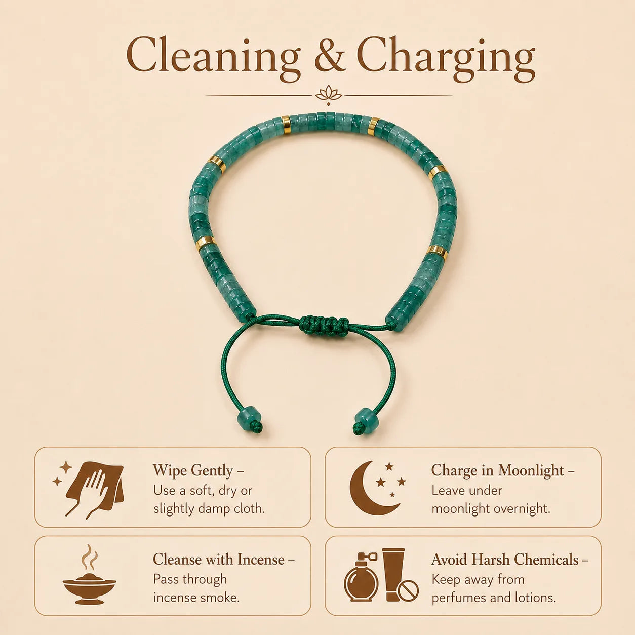 Aventurine Braided Bracelet