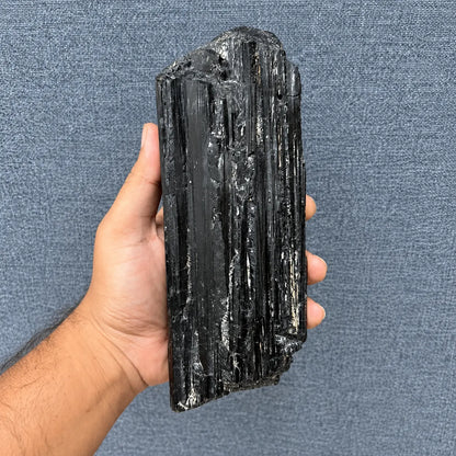 Natural Black Tourmaline Raw Cluster-(1717 Gram)
