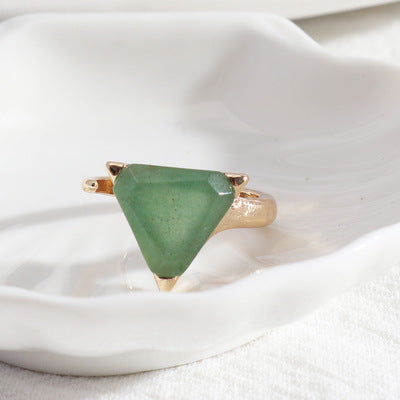 Aventurine Ring for Abundance & Luck