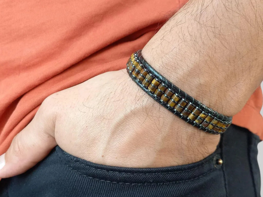 Tiger Eye & Hematite Apex Bracelet