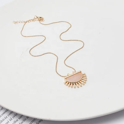 Dawn of Love Rose Quartz Necklace