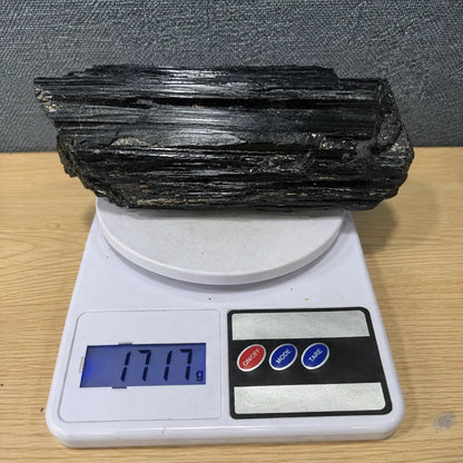 Natural Black Tourmaline Raw Cluster-(1717 Gram)
